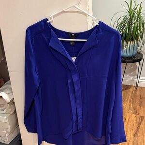 H&M Women's Vibrant Blue Blouse